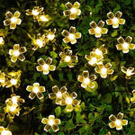 Flower Garland Solar Lights