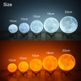 Custom Image Moon Lamp