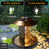 Solar Lamp Bird Feeder