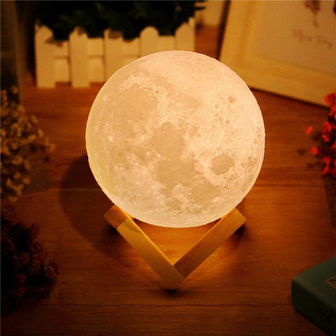 Single Colour Moon Lamp