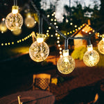 Warm White Crystal Ball Garland