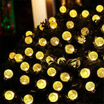 Warm White Crystal Ball Garland